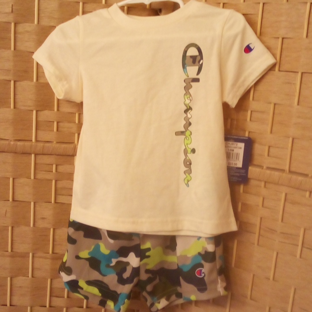 Champion 18month shirt and shorts